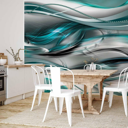 Fototapete - Tunnels (Green)