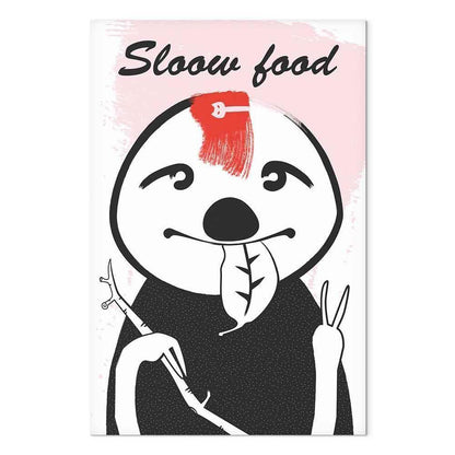 Leinwandbild - Sloth Trendsetter (1 Part) Vertical