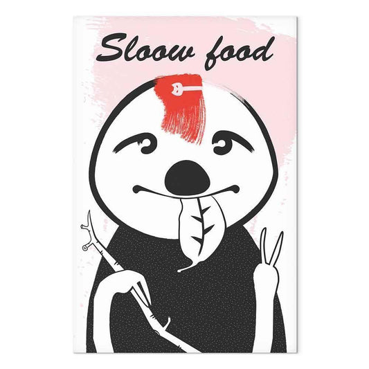 Leinwandbild - Sloth Trendsetter (1 Part) Vertical