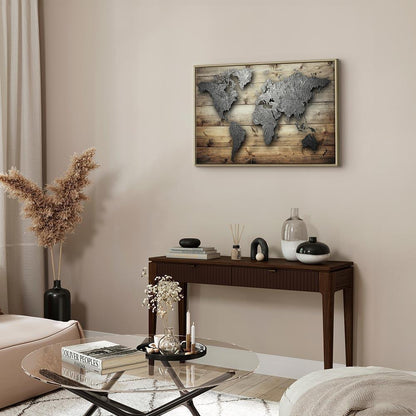 Leinwandbild - Silver World