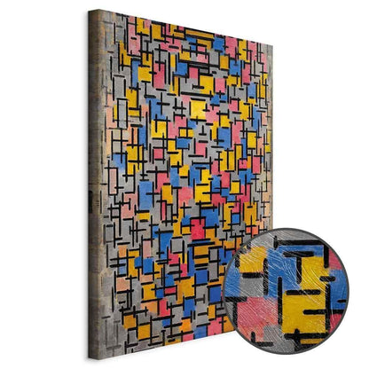 Leinwandbild - Piet Mondrian – Composition