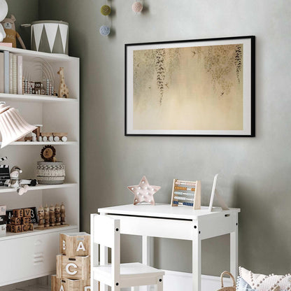 Poster - Beige Hummingbirds