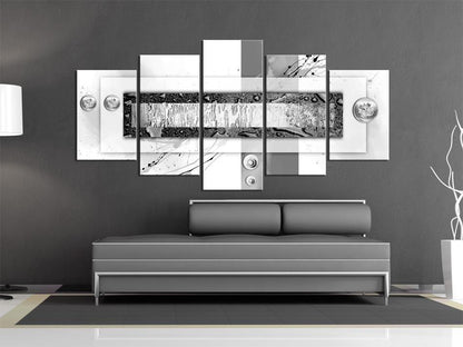 Leinwandbild „Graubalance“ – Harmonisches Design in neutralen Tönen