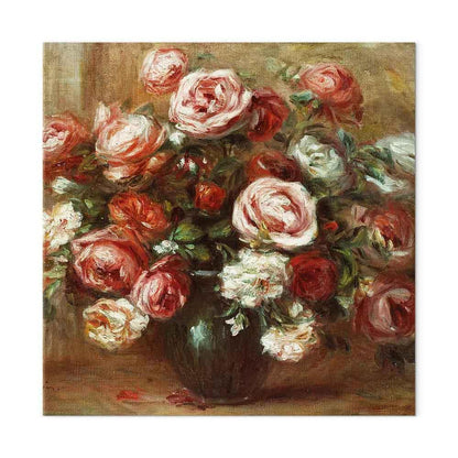 Leinwandbild - Pierre-Auguste Renoir – Still Life with Roses
