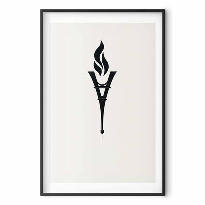 Poster - Torch Shaped Like the Eiffel Tower