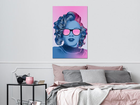 Leinwandbild - Norma Jeane (1 Part) Vertical Artgeist