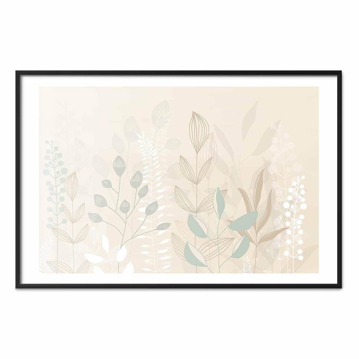Poster - Pastel-Beige Meadow