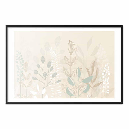 Poster - Pastel-Beige Meadow