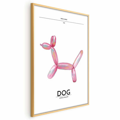 Poster - Holo-Dog - Colorful Retro Dog