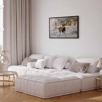 Leinwandbild - Deer in the Cold