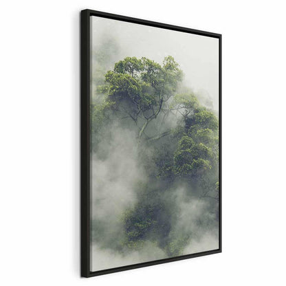 Leinwandbild - Foggy Amazon (1 Part) Vertical