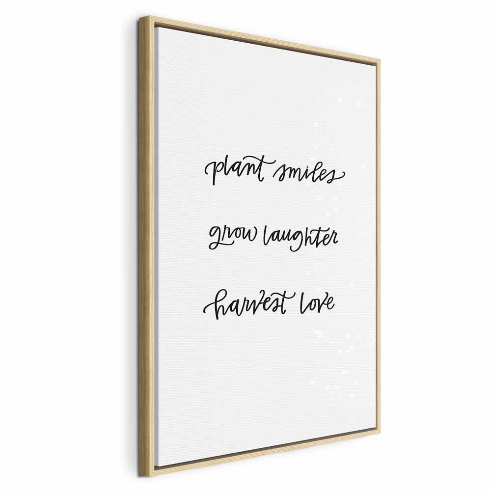 Leinwandbild - Joy and Love (1 Part) Vertical