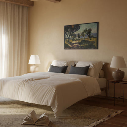 Leinwandbild - Henri Matisse – Corsican Landscape with Olive Trees