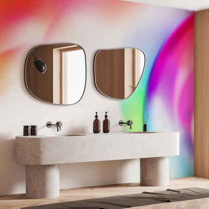 Fototapete - Abstraction - Strong Colors of Irregular Shapes - Multicolor