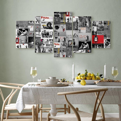 Leinwandbild - Street Art: Banksy IV