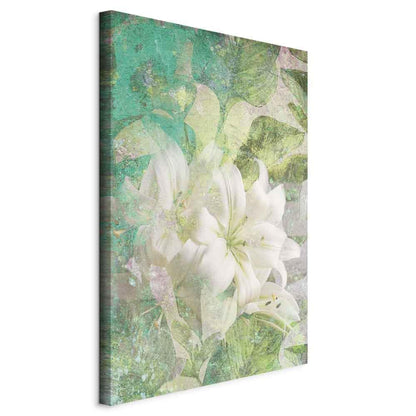 Leinwandbild - Green Breath (1 Part) Vertical