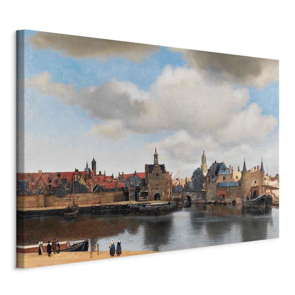 Leinwandbild - Jan Vermeer – View of Delft