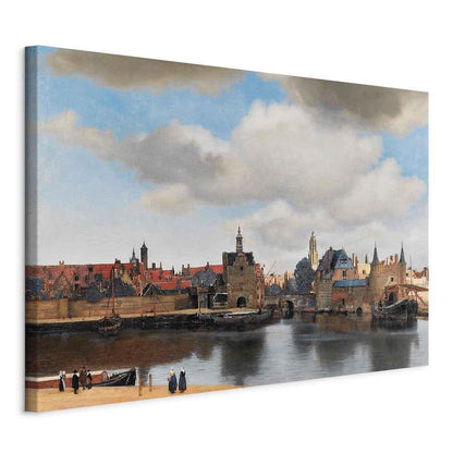 Leinwandbild - Jan Vermeer – View of Delft