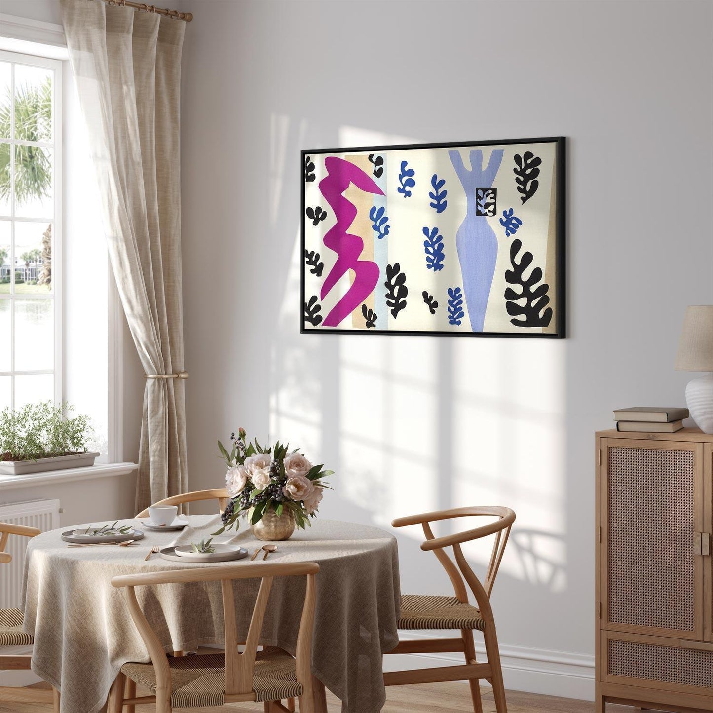 Leinwandbild - Henri Matisse – The Knife Thrower (from Jazz)