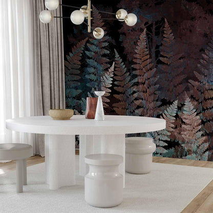 Fototapete - Ferns in the Woods - Third Variant