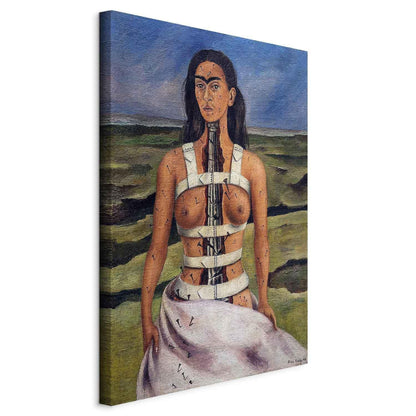 Leinwandbild - Frida Kahlo – The Broken Column