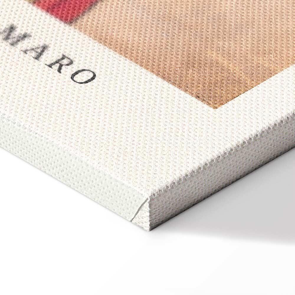 Leinwandbild - Woman With an Umbrella (1 Part) Vertical