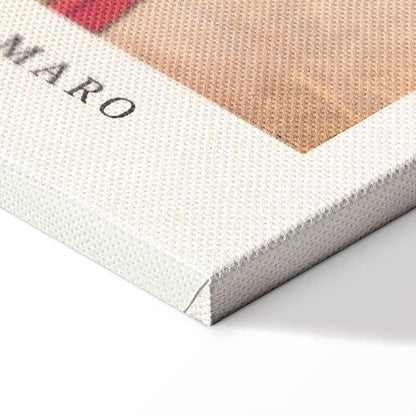 Leinwandbild - Woman With an Umbrella (1 Part) Vertical