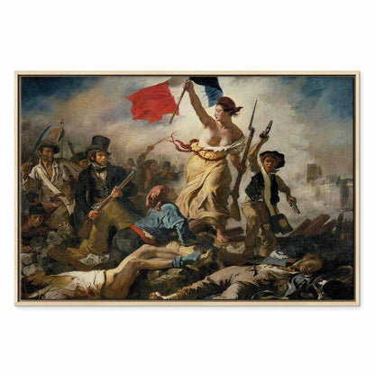 Leinwandbild - Eugène Delacroix – Liberty Leading the People