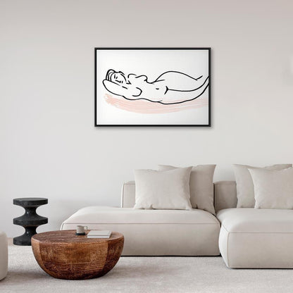 Leinwandbild - Sunbathing (1 Part) Wide