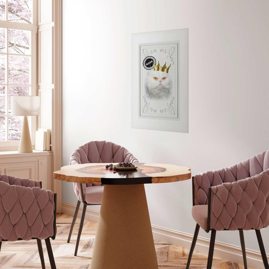 Poster - Cat King Artgeist
