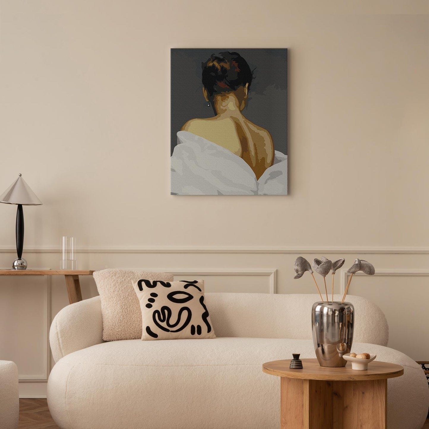 Malen nach Zahlen - Woman's Back