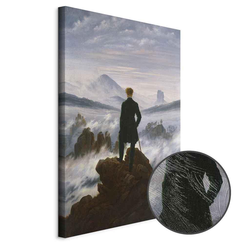 Leinwandbild - Caspar David Friedrich – Wanderer above the Sea of Fog