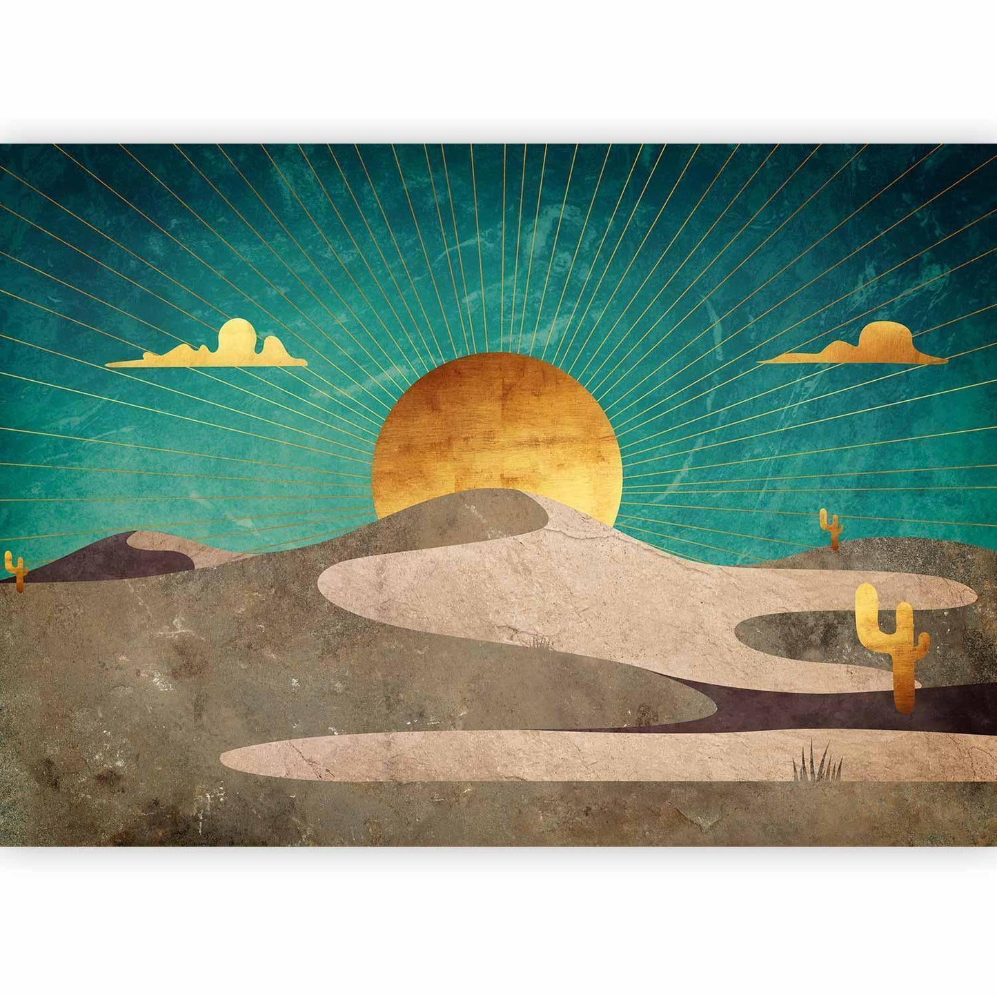 Fototapete - Morning in the Desert