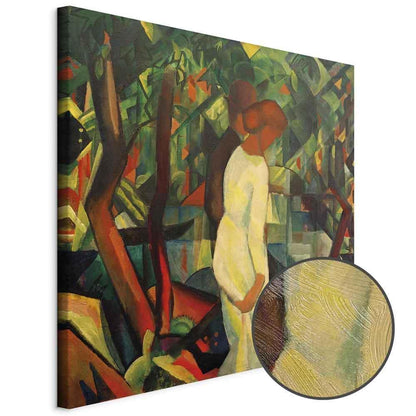 Leinwandbild - August Macke – Paar im Wald