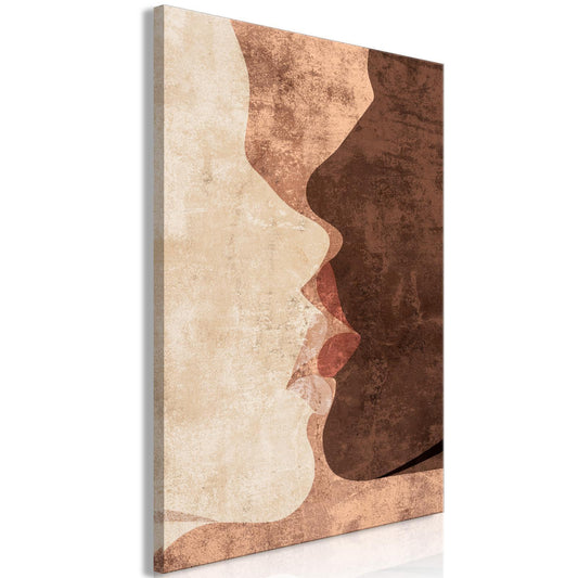 Leinwandbild - Unearthly Kiss (1 Part) Vertical Artgeist
