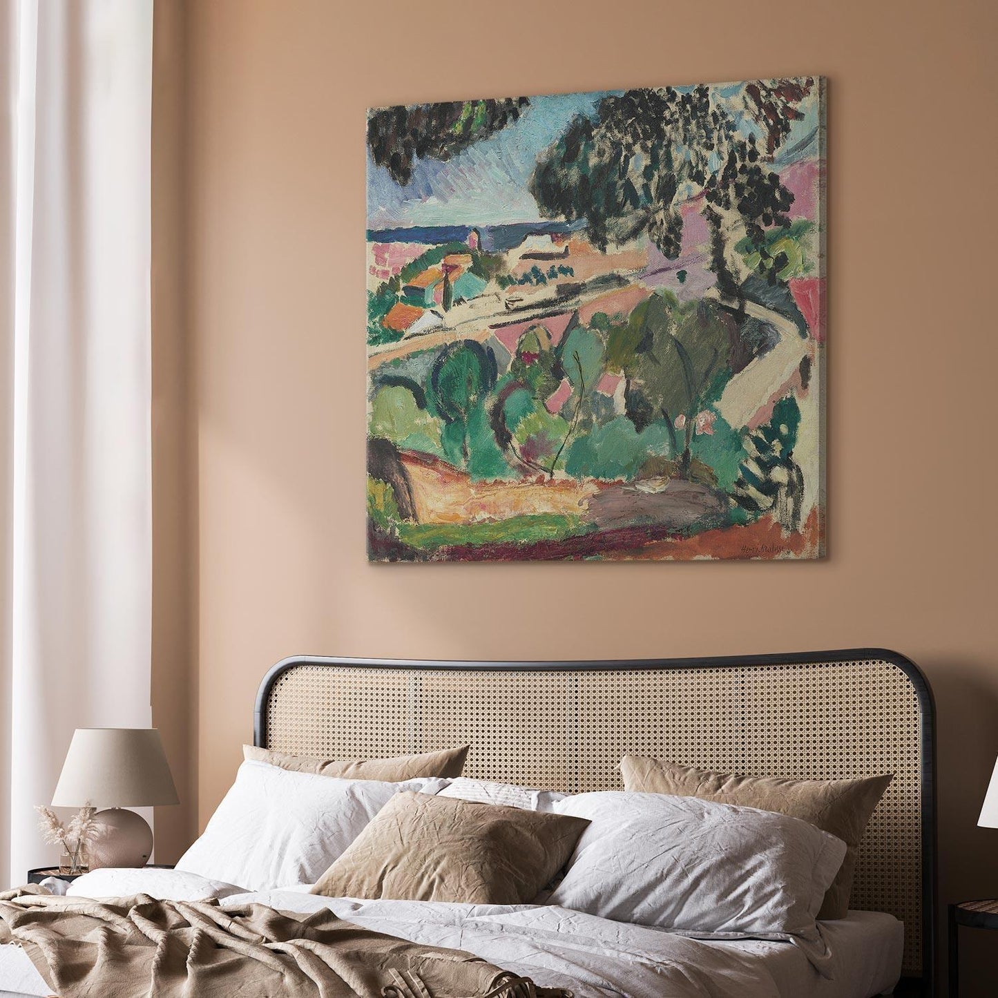 Leinwandbild - Henri Matisse – Landscape at Collioure