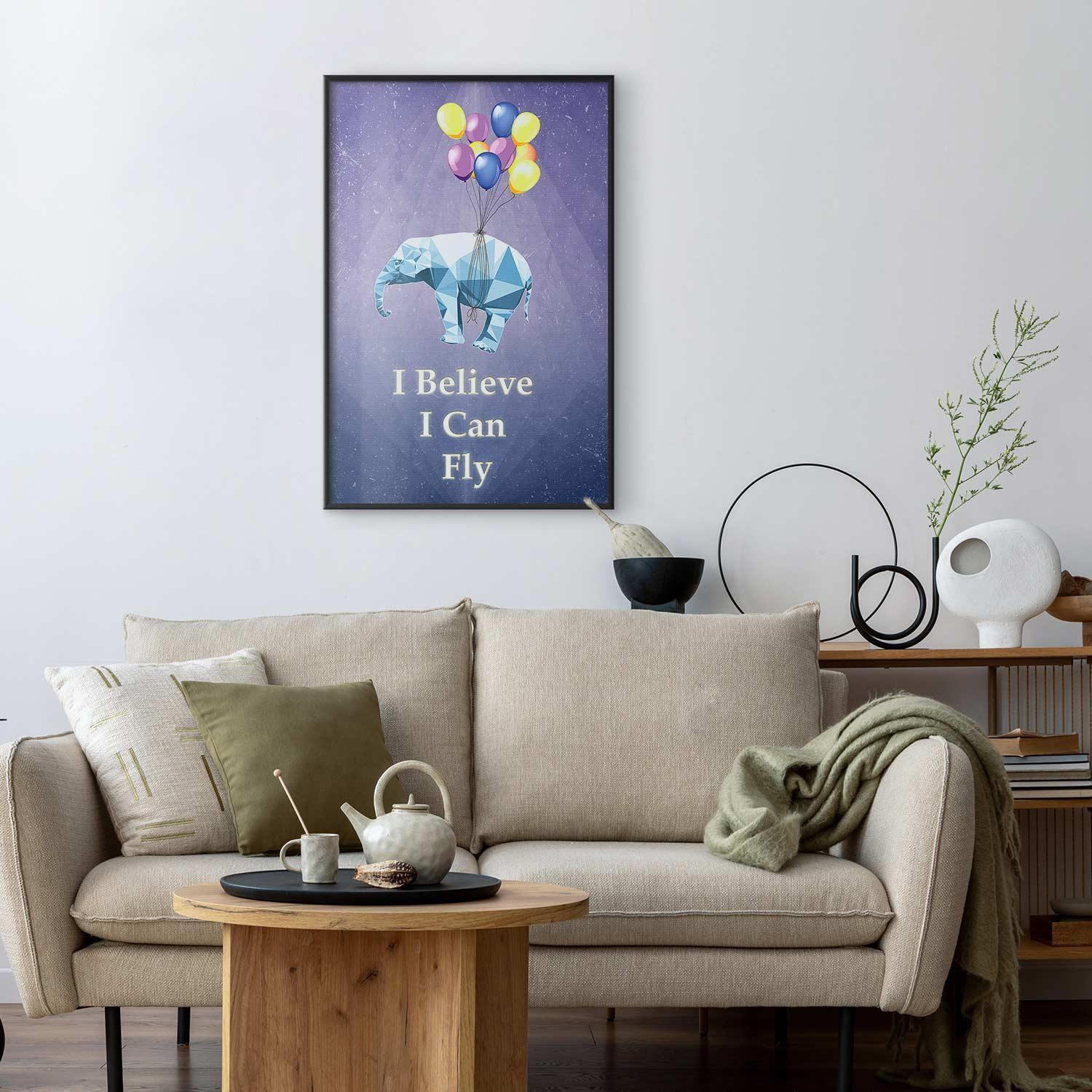 Poster - Flying Elephant Artgeist