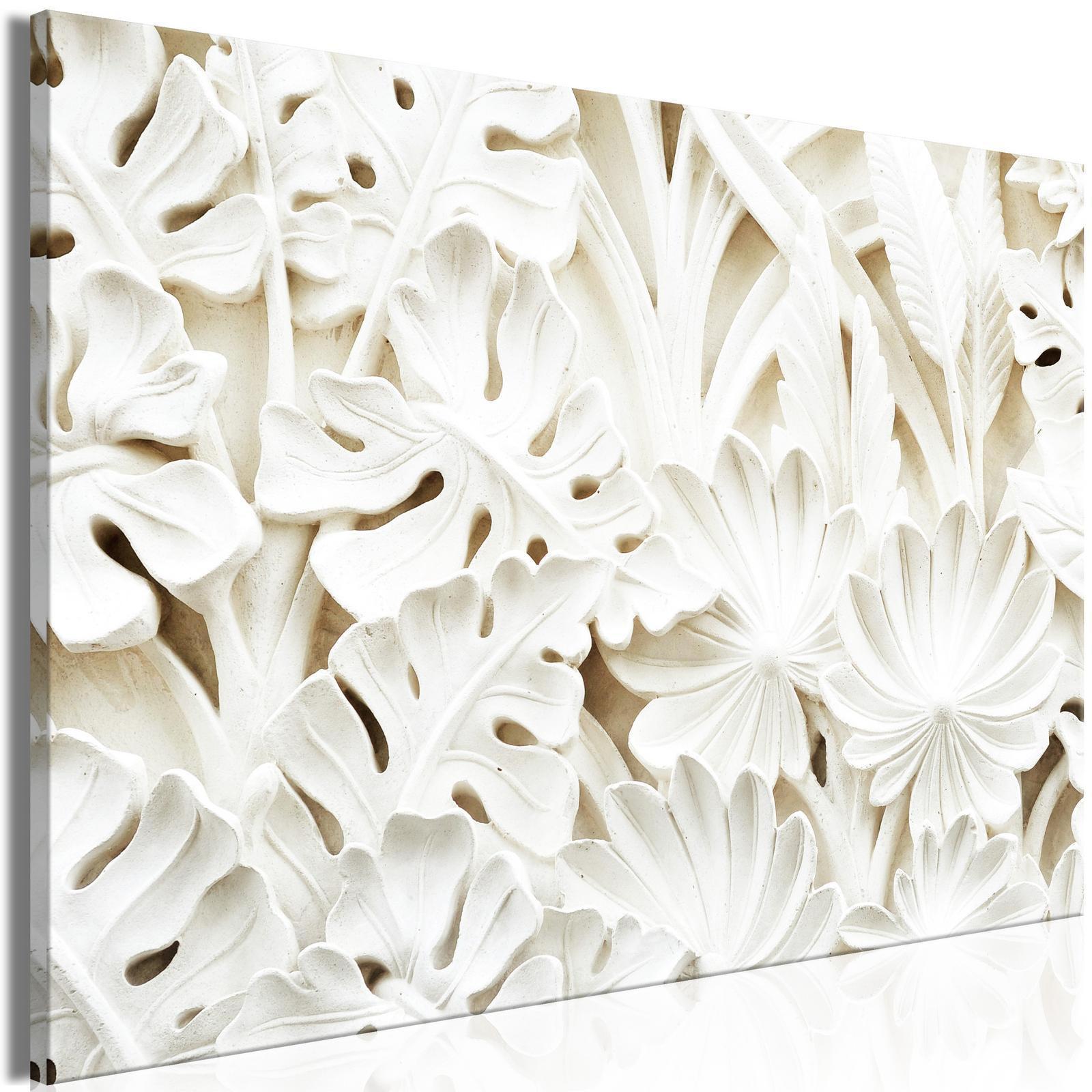 Leinwandbild - Ceramic Leaves (1 Part) Wide Artgeist
