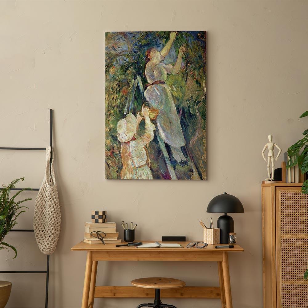 Leinwandbild - Berthe Morisot – The Cherry Picker