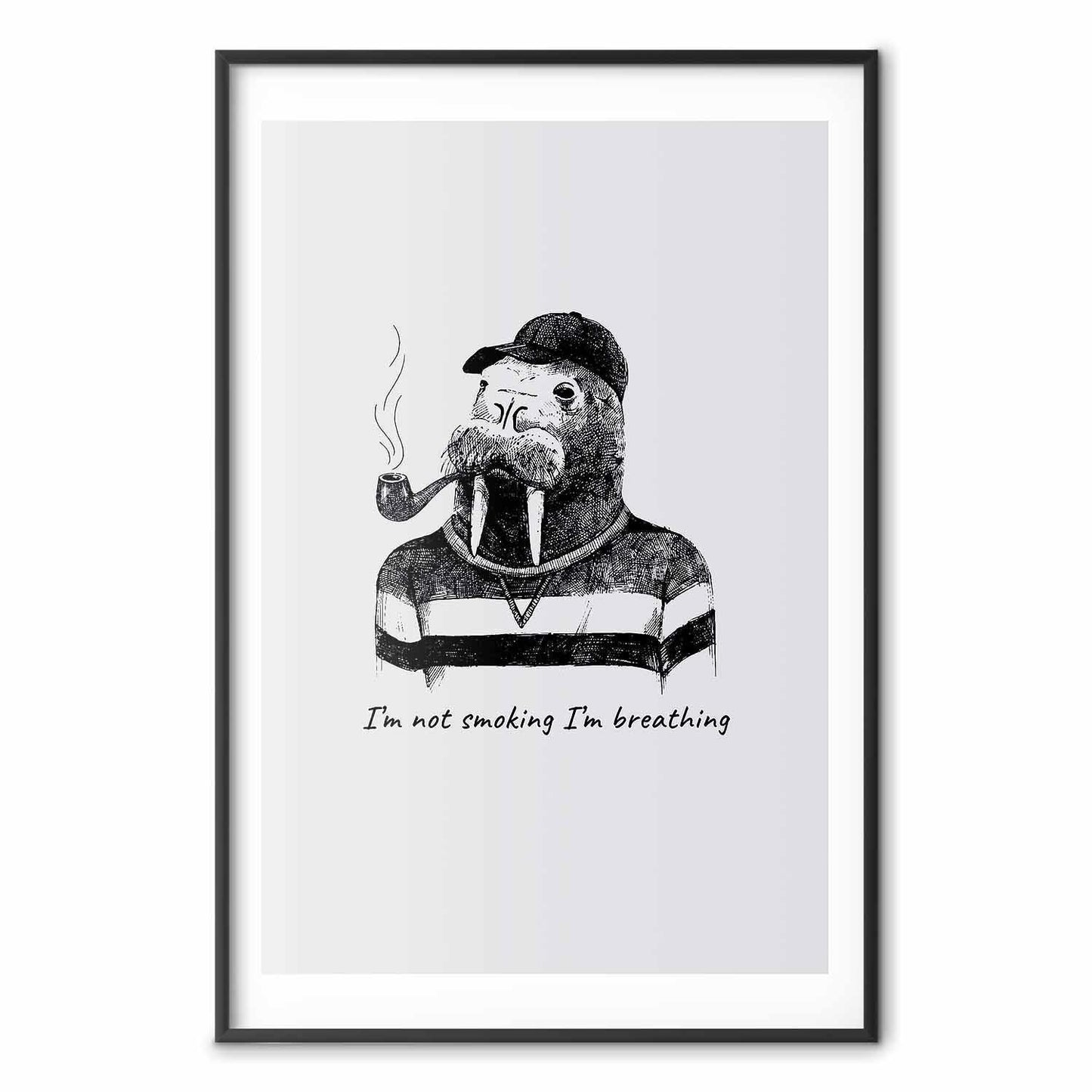 Poster - I'm Not Smoking I'm Breathing