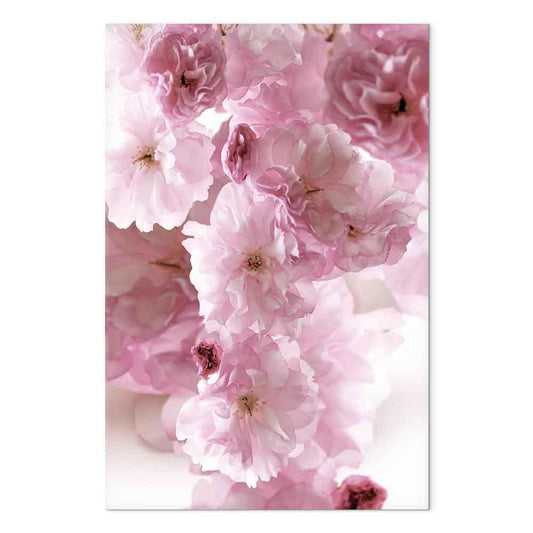 Leinwandbild - Flowery Glamour (1-part) - Flower Petals in Shades of Pink