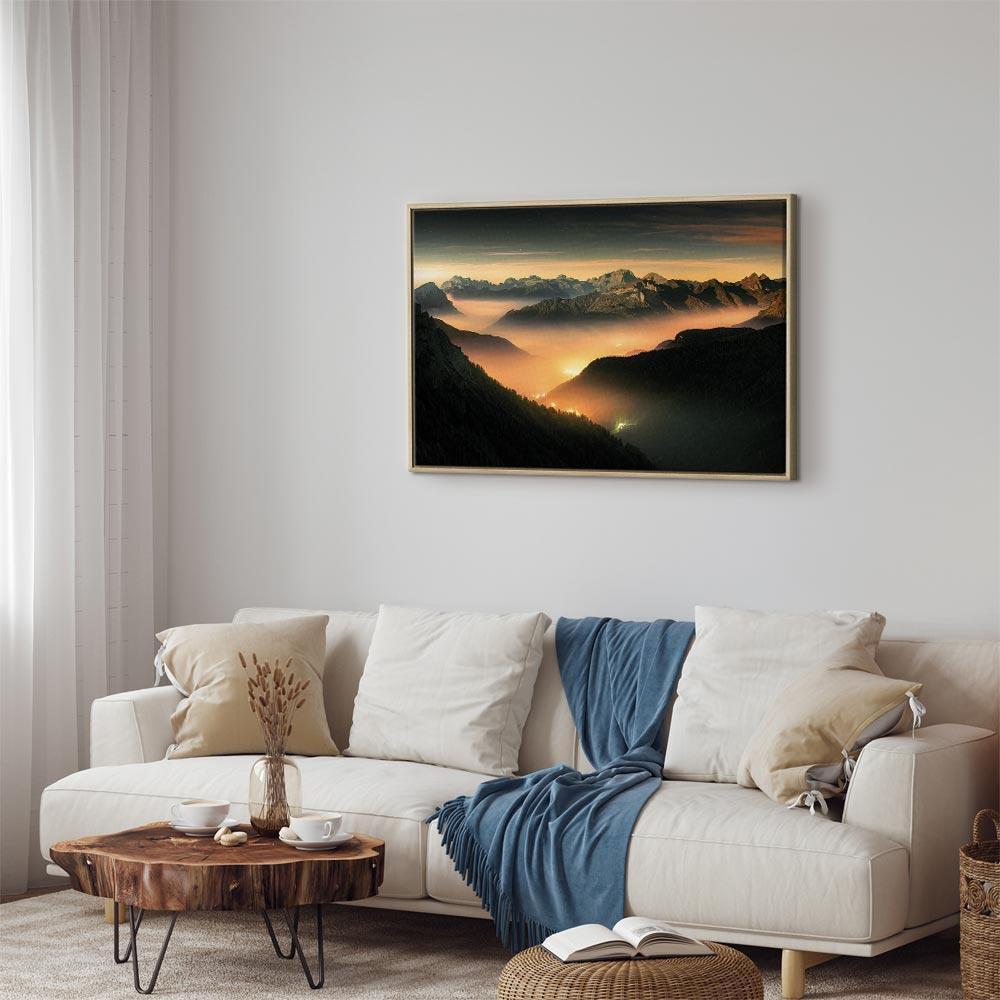 Leinwandbild - Mountain Breath (1 Part) Wide - Third Variant