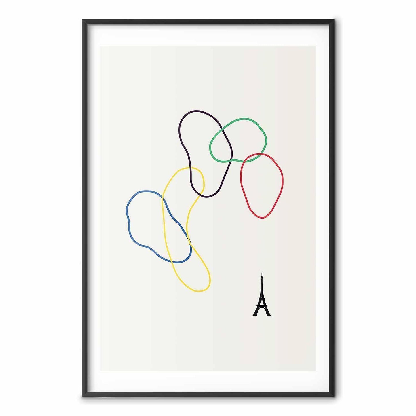Poster - Colorful Circles - digital graphic - minimalism