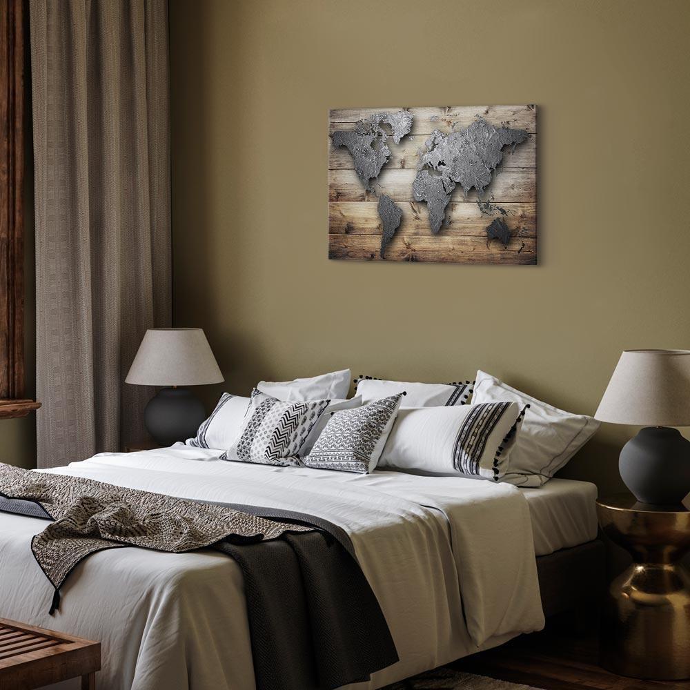 Leinwandbild - Silver World