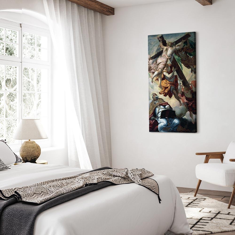Leinwandbild - Tintoretto – Apparition of the Cross to St Peter