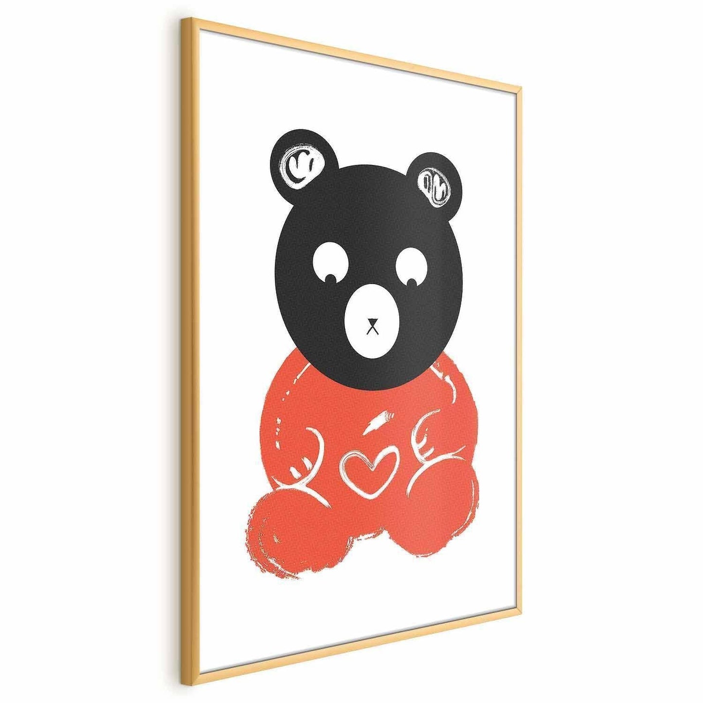 Poster - Thoughtful Bear Artgeist
