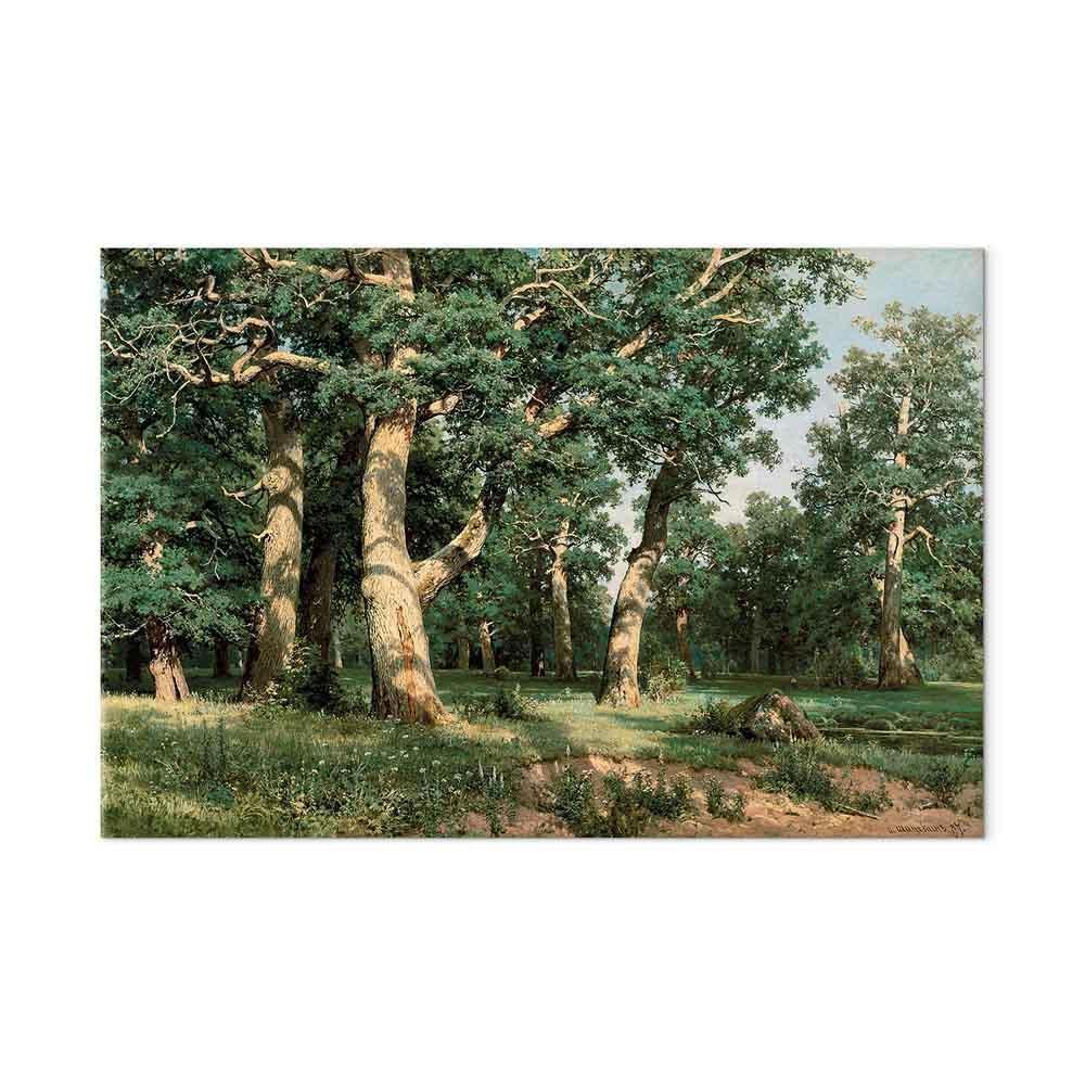 Leinwandbild - Ivan Shishkin – Oak Forest