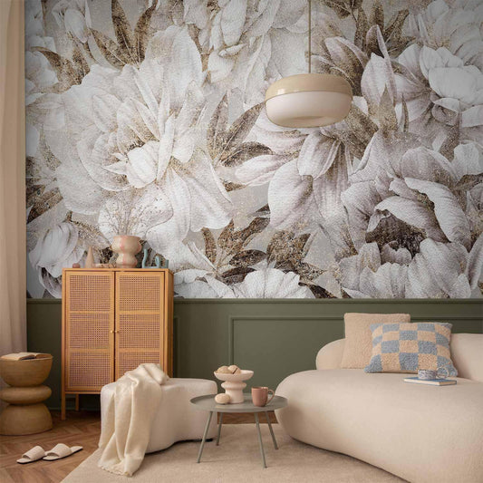 Fototapete Entfaltung des Duftes – Sinnliche Blütenpracht in zarten Farben