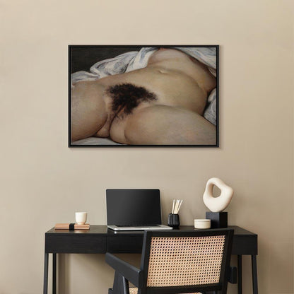 Leinwandbild - Gustave Courbet – The Origin of the World