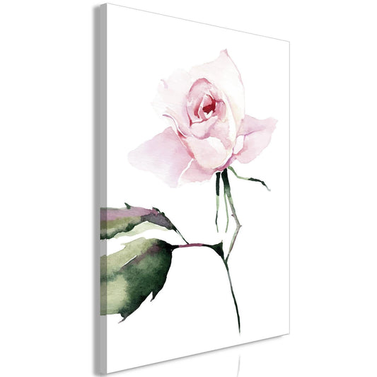 Leinwandbild - Lonely Rose (1 Part) Vertical Artgeist